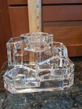 Partylite Heavy Glass Tea Light Holdrr